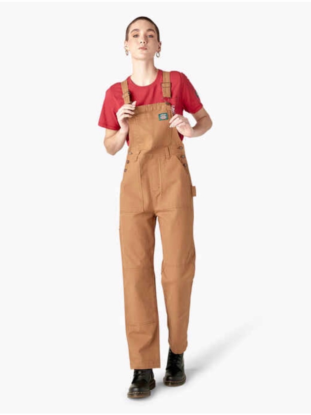 Dickies x Jameson Women's Utility Double Knee Overalls Small